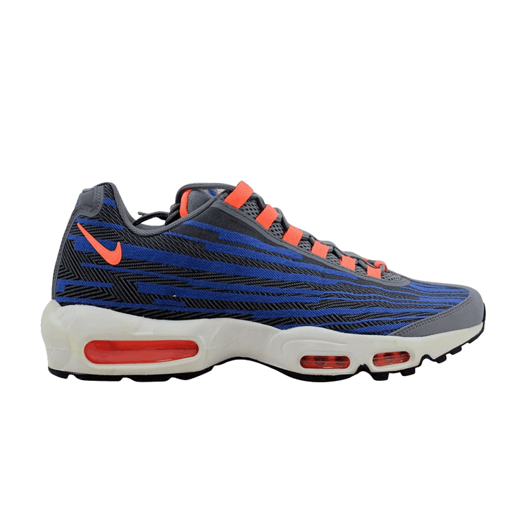 Nike Air Max 95 JCRD Cool Grey/Bright Mango-Black-Game Royal