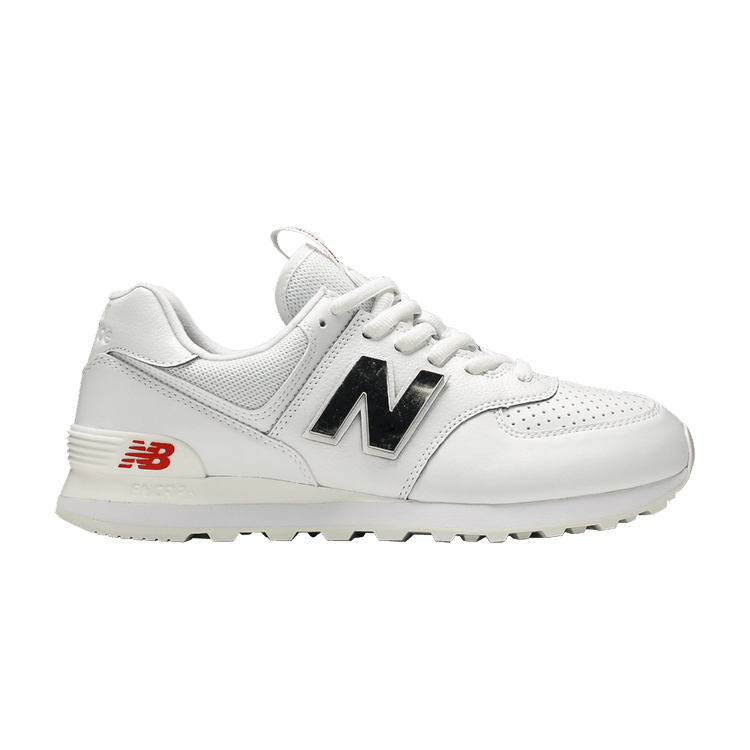 New Balance 574 White Neo Flame