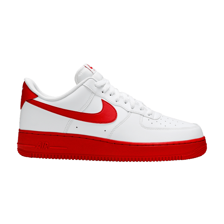 Nike Air Force 1 Low White Red Midsole