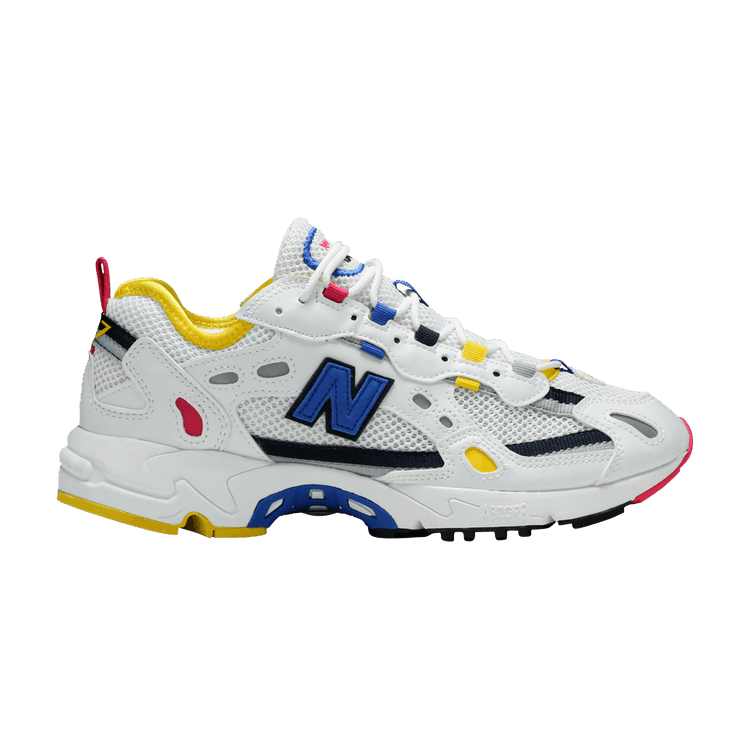 New Balance 827 White Atomic Yellow