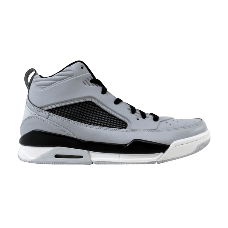 Jordan Flight 9.5 Wolf Grey Vibrant Yellow Pure Platinum