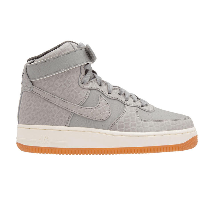 Nike Air Force 1 High Croc Wolf Grey Gum (Women's)