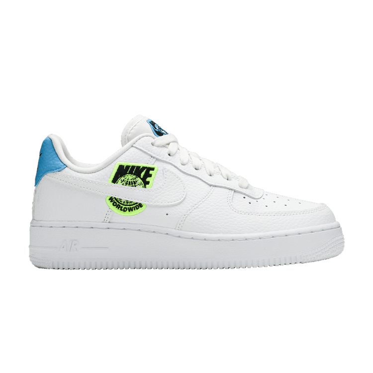 Nike Air Force 1 Low '07 Worldwide Pack White Blue Volt (Women's)