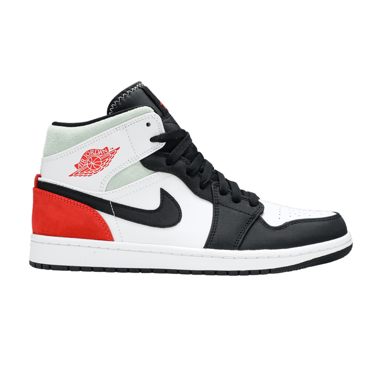 Jordan 1 Mid SE Red Black Toe