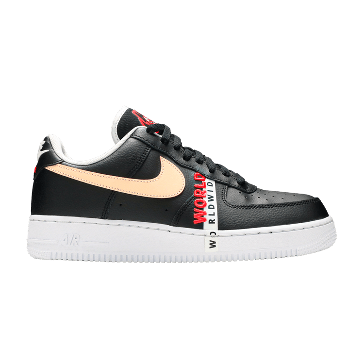 Nike Air Force 1 Low '07 LV8 Worldwide Pack Black Flash Crimson