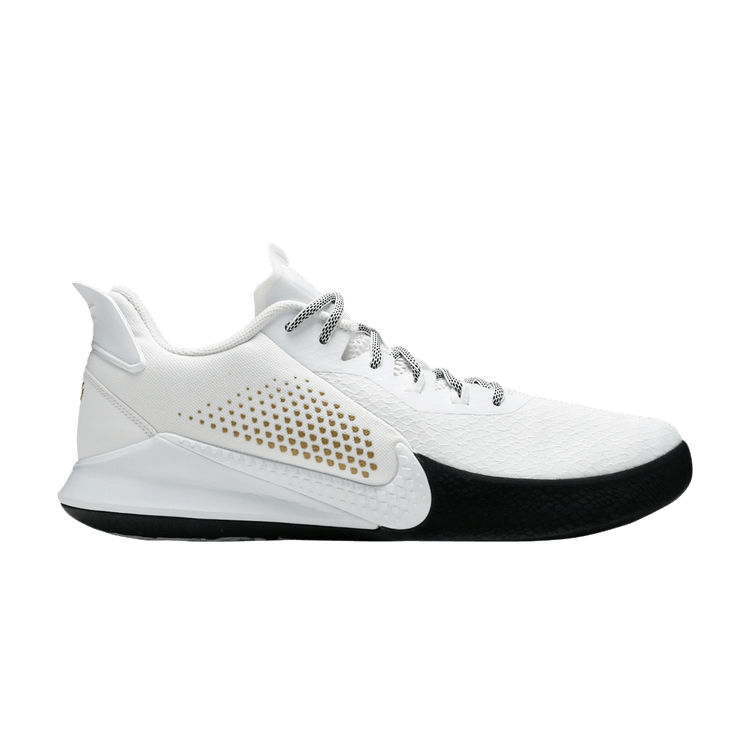 Nike Mamba Fury White Metallic Gold