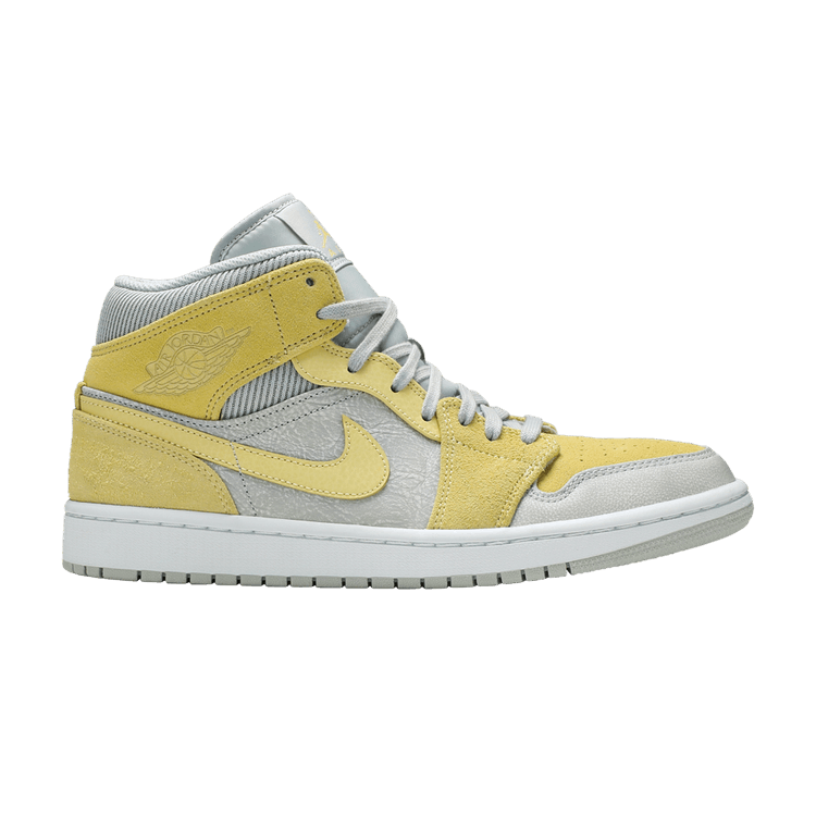 Jordan 1 Mid Mixed Textures Yellow