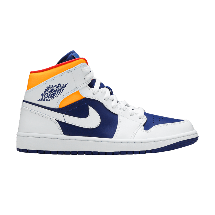 Jordan 1 Mid Royal Blue Laser Orange