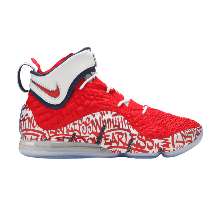 Nike LeBron 17 Graffiti Remix Red