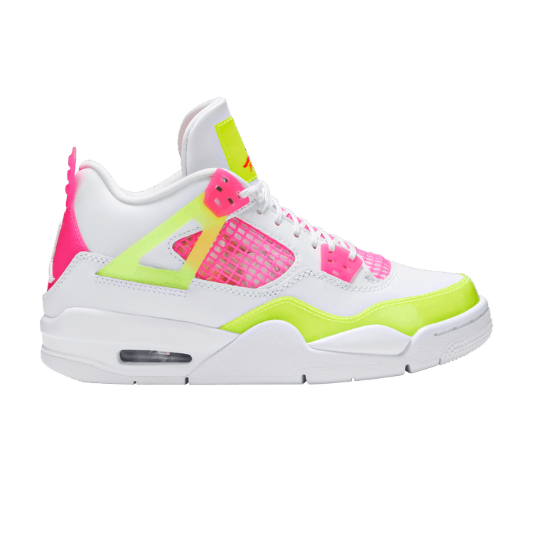 Jordan 4 Retro White Lemon Pink (GS)