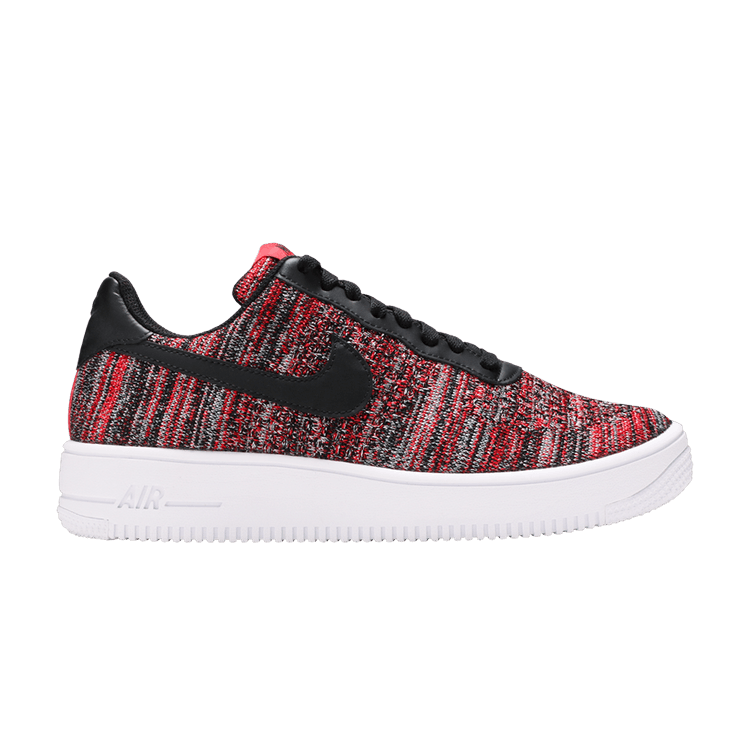 Nike Air Force 1 Flyknit 2.0 University Red Black