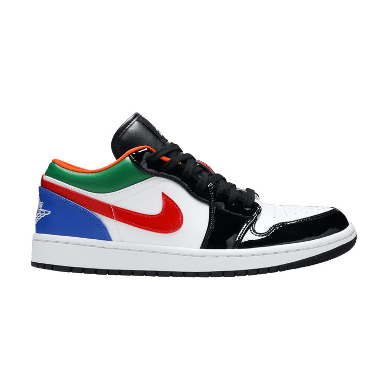 Jordan 1 Low Multi-Color Black Toe (Women's)