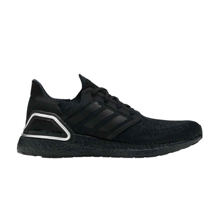 adidas Ultra Boost 20 Core Black Silver Metallic