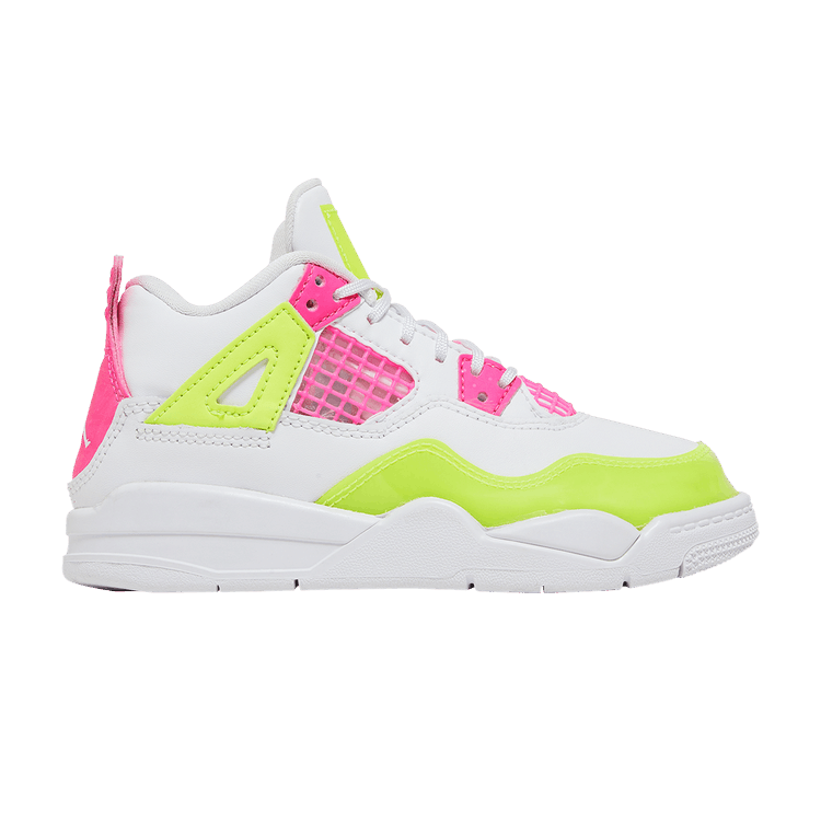 Jordan 4 Retro White Lemon Pink (PS)