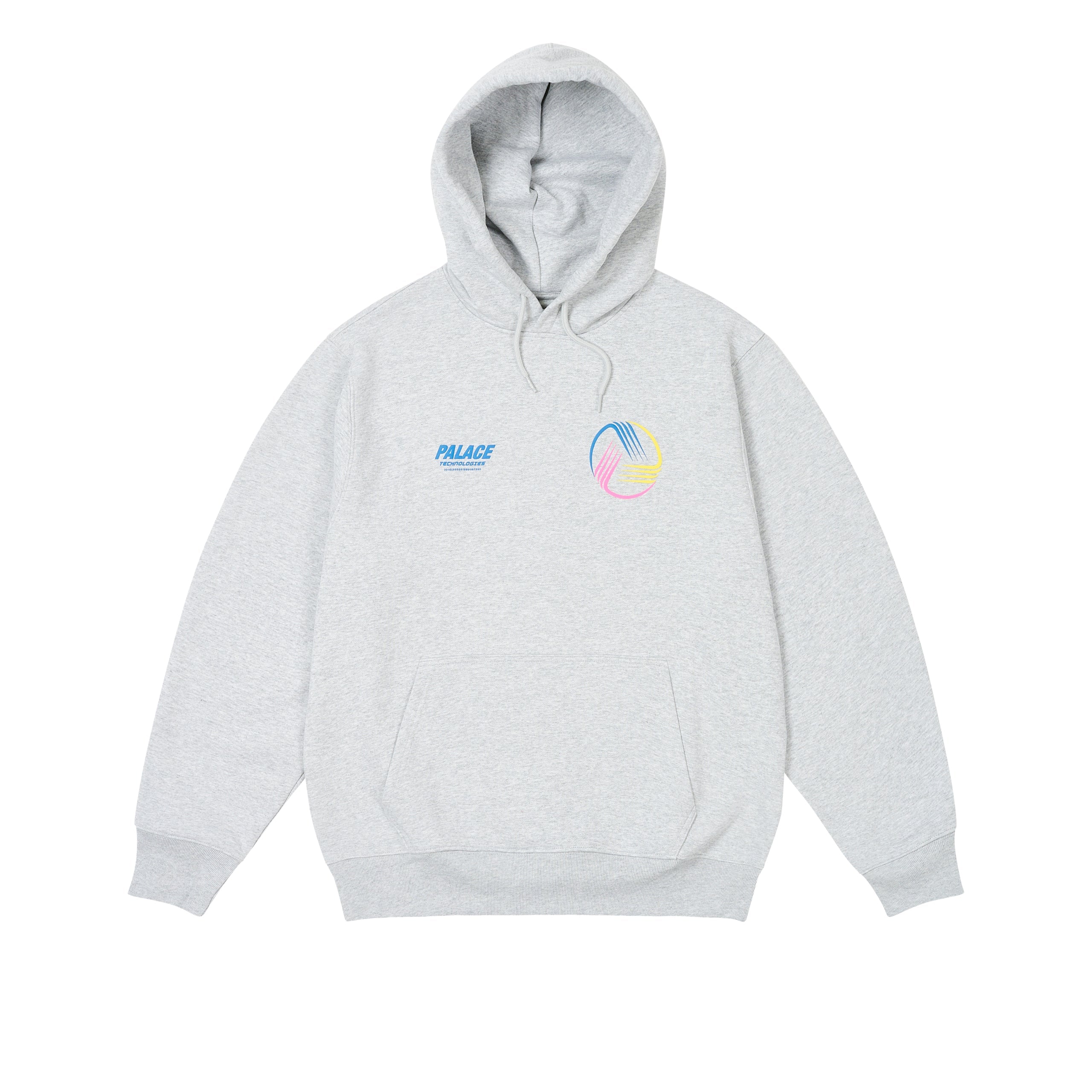 Palace Palace Technologies Hood Grey Marl