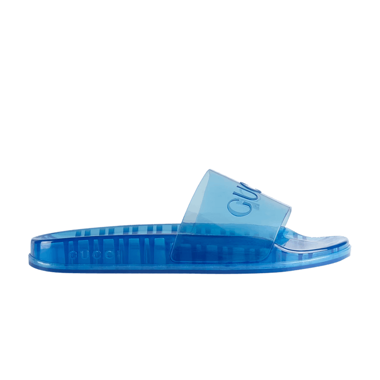 Gucci Slide Transparent Blue