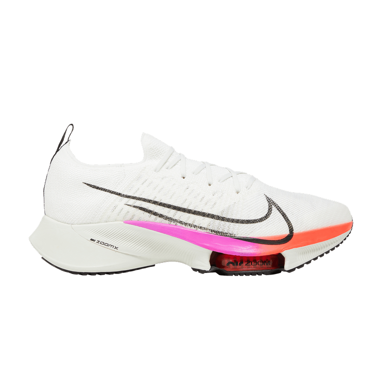 Nike Air Zoom Tempo Next% Flyknit White Hyper Violet Flash Crimson