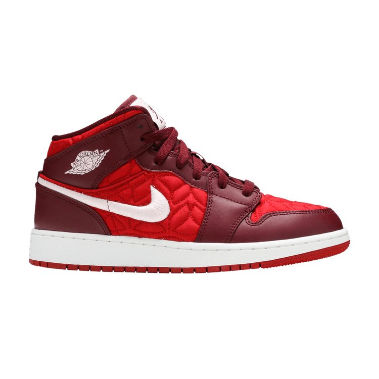 Jordan 1 Mid SE Red Quilt (GS)