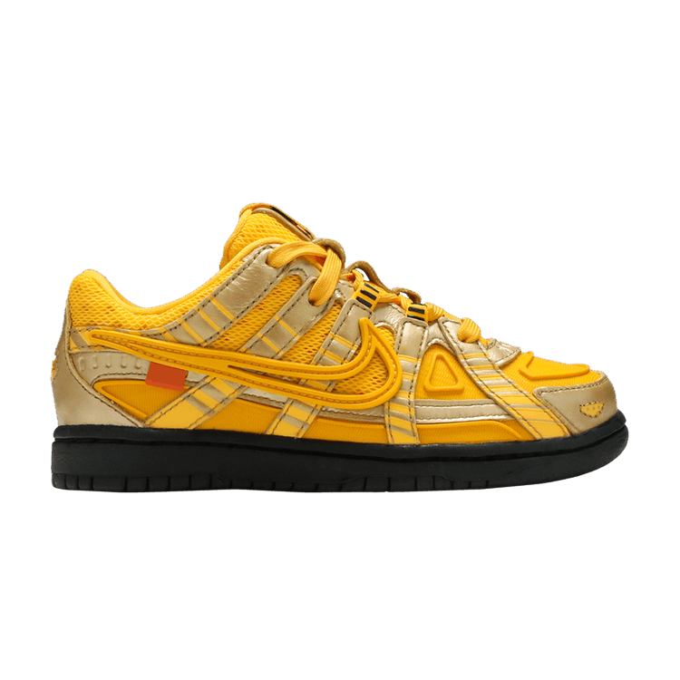 Nike Air Rubber Dunk Off-White University Gold (PS)