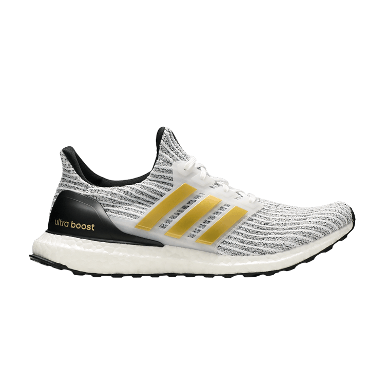 adidas Ultra Boost White Gold Metallic