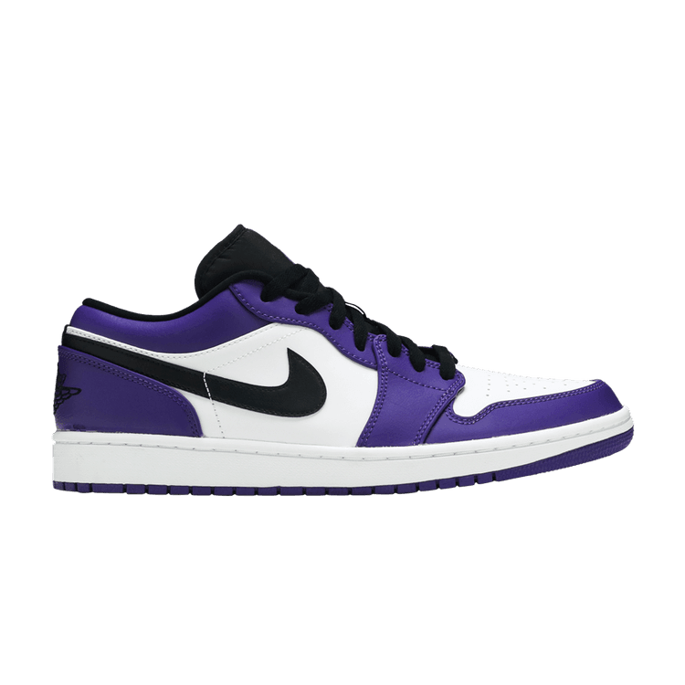 Jordan 1 Low Court Purple White - Side Kicks