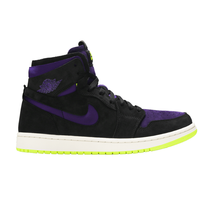 Jordan 1 High Zoom Air CMFT Black Court Purple Lemon Venom (Women's)