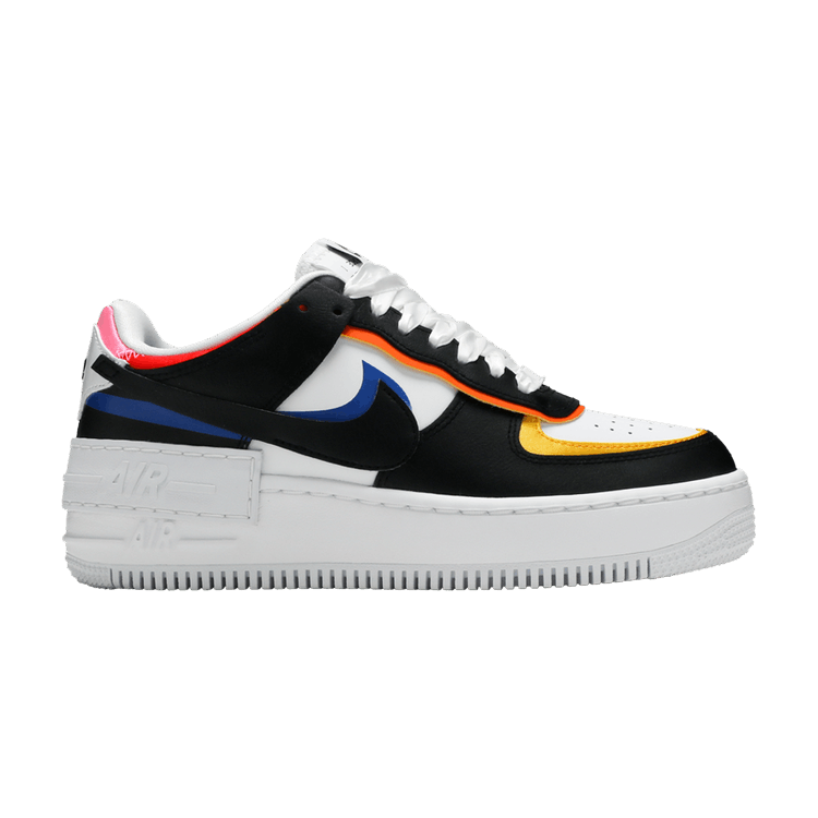 Nike Air Force 1 Low Shadow White Black Multi-Color (Women's)