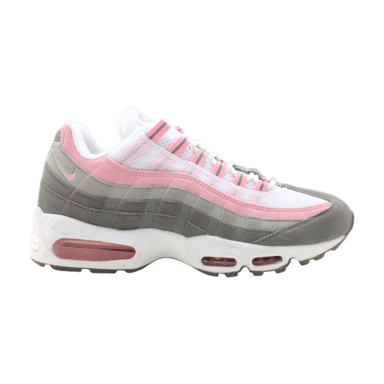 Nike Air Max 95 White Real Pink Grey (Women's)