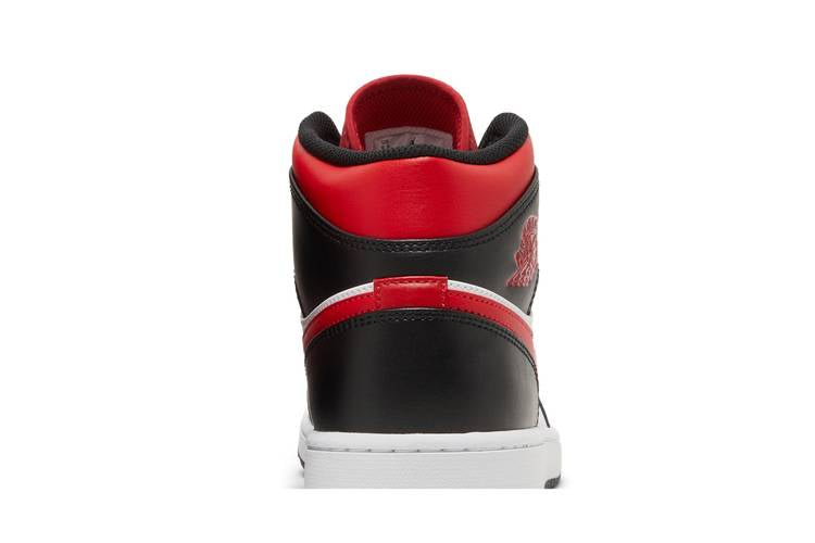 Jordan 1 Mid White Black Red (2022)