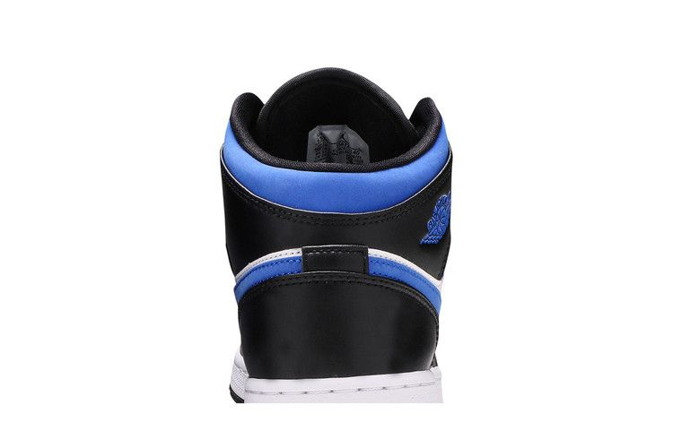 Jordan 1 Mid White Black Racer Blue (GS)