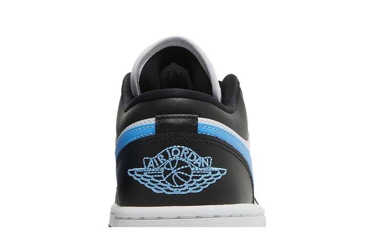 Jordan 1 Low Black University Blue White (Women's)