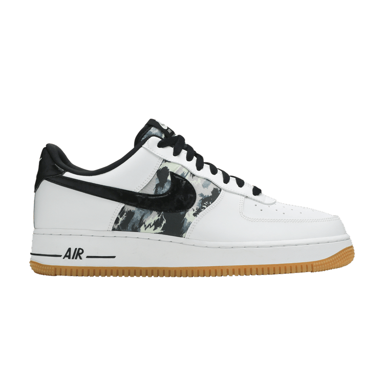 Nike Air Force 1 Low White Ripstop Camo Black Gum