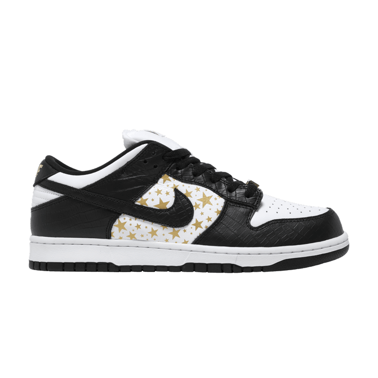 Nike SB Dunk Low Supreme Stars Black (2021) - Side Kicks