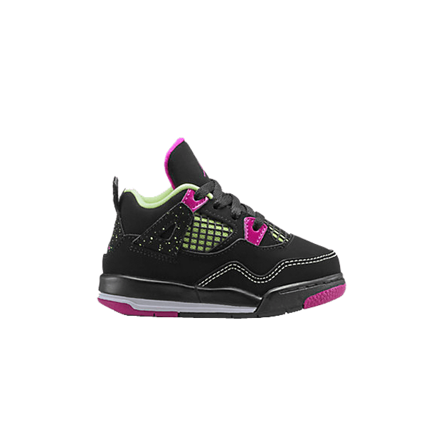 Jordan 4 Retro Fuchsia Lime Black (TD)