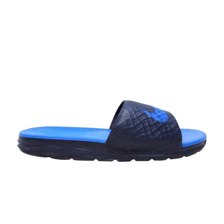 Nike Benassi Solarsoft 2 Midnight Navy Lyon Blue