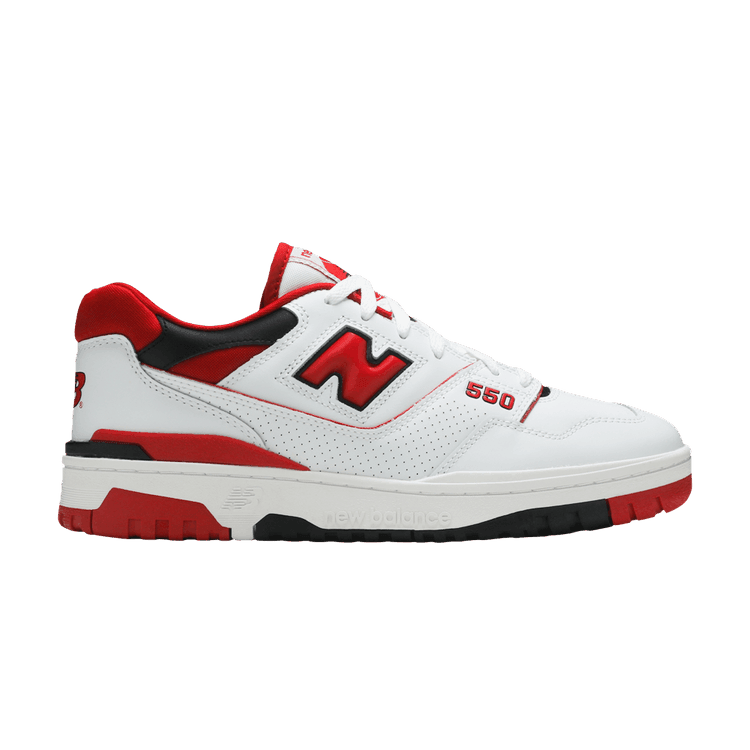 New Balance 550 White Red - Side Kicks