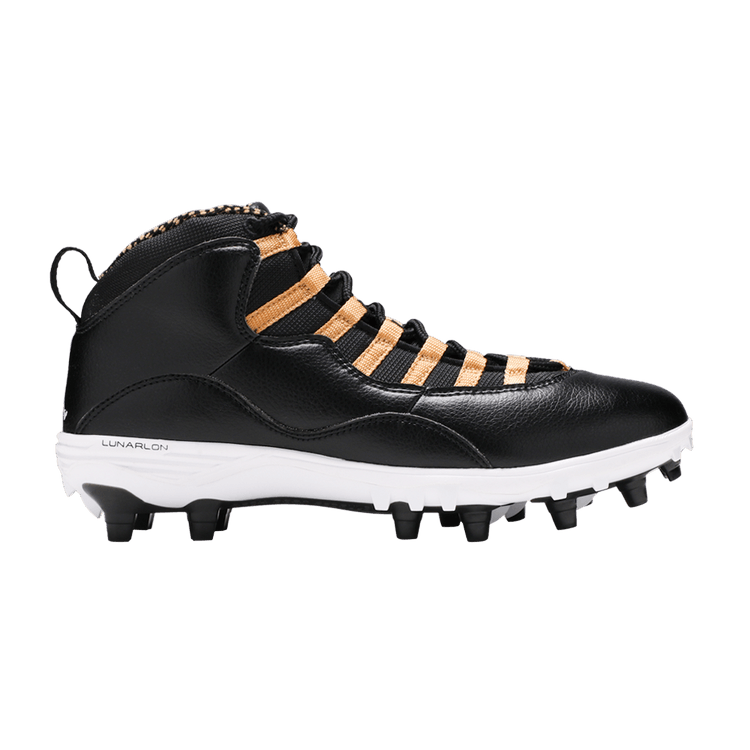Jordan 10 TD Mid Black Metallic Gold