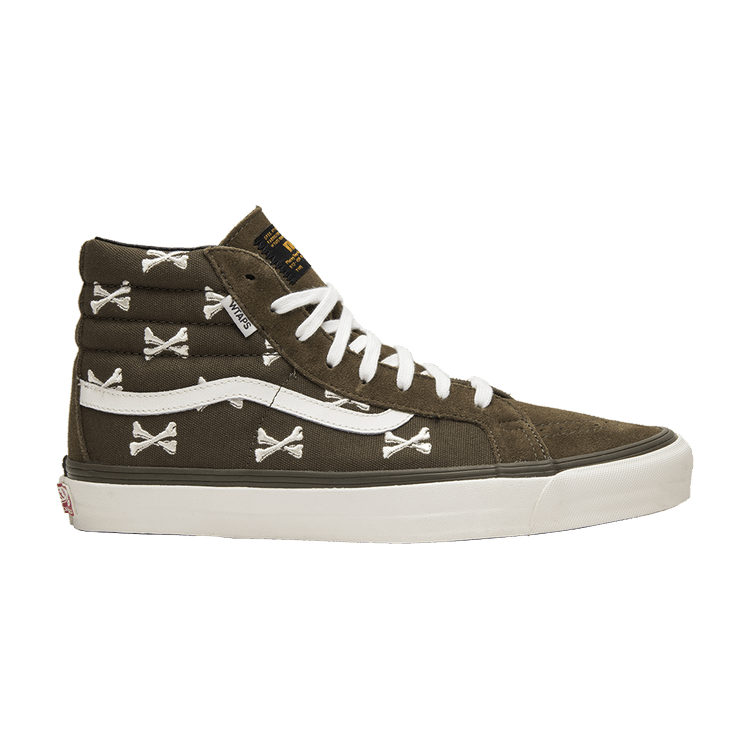 Vans Sk8-Hi WTAPS Olive Crossbones