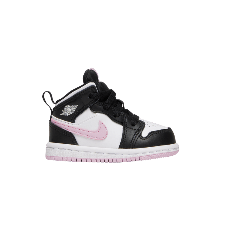 Jordan 1 Mid Black White Light Pink (TD)