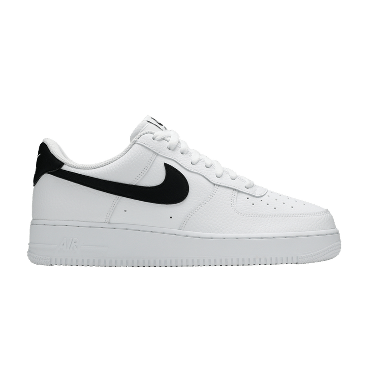 Nike Air Force 1 Low '07 White Black Pebbled Leather