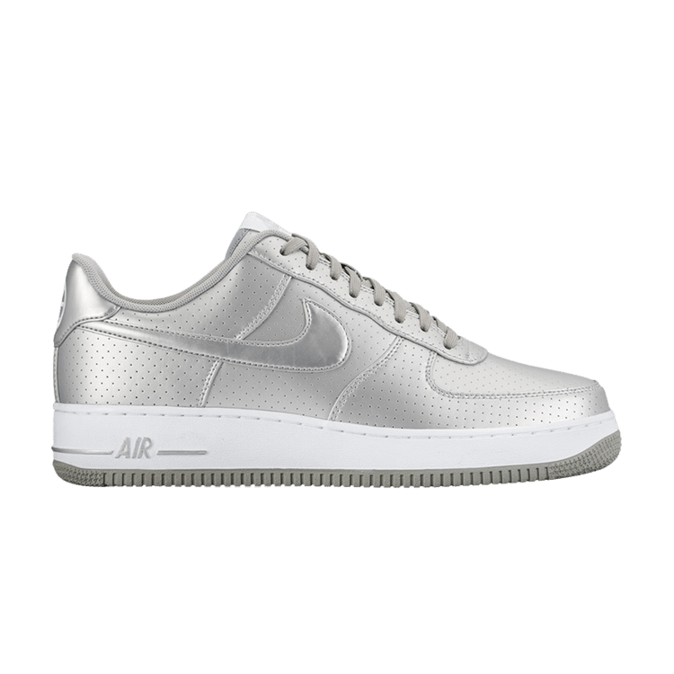 Nike Air Force 1 Low '07 LV8 Metallic Silver Perforated