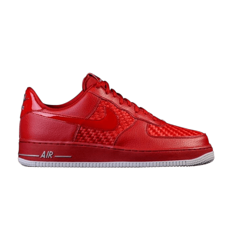 Nike Air Force 1 Low '07 LV8 Woven Gym Red White Chrome