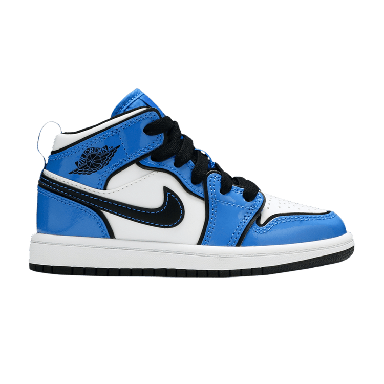 Jordan 1 Mid Signal Blue (PS)