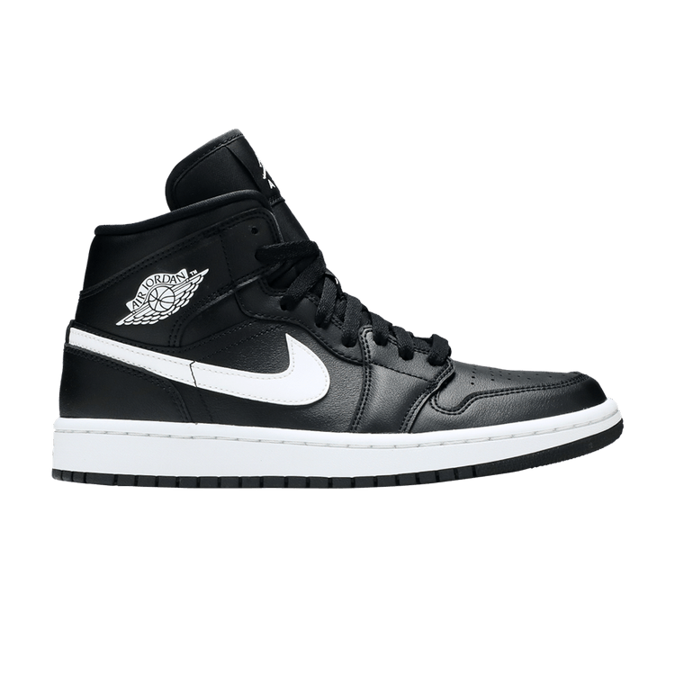 Jordan 1 Mid Black White (Women's)