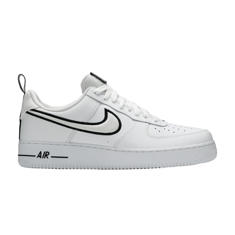 Nike Air Force 1 Low White Black Outline Swoosh