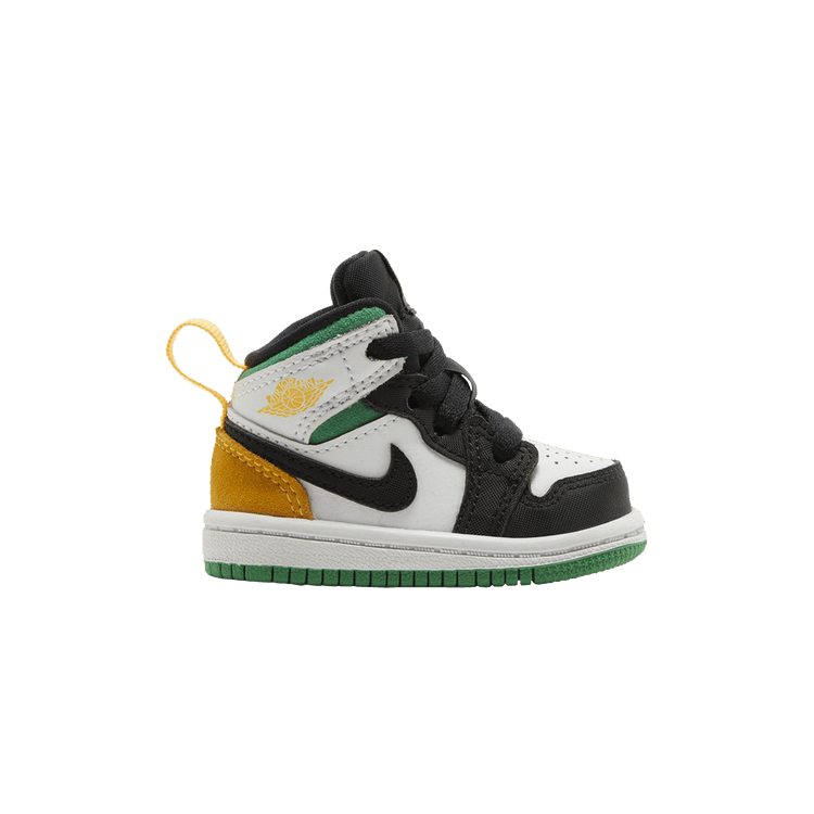 Jordan 1 Mid SE White Laser Orange Lucky Green (TD)