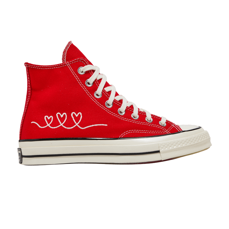 Converse Side Rings Converse Chuck Taylor All Star 70 Hi Made With Love Red – Side Kicks
