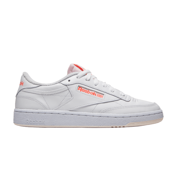 Reebok Club C 85 White Orange Flare (Women's)