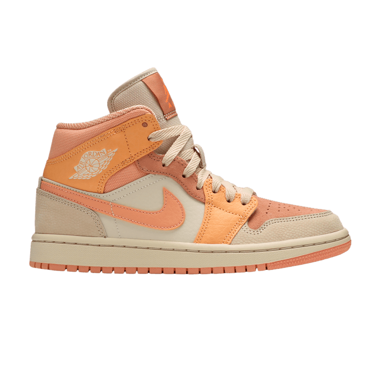 Jordan 1 Mid Apricot Orange (Women's)