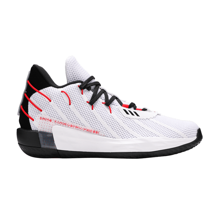 adidas Dame 7 Rip City Cloud White